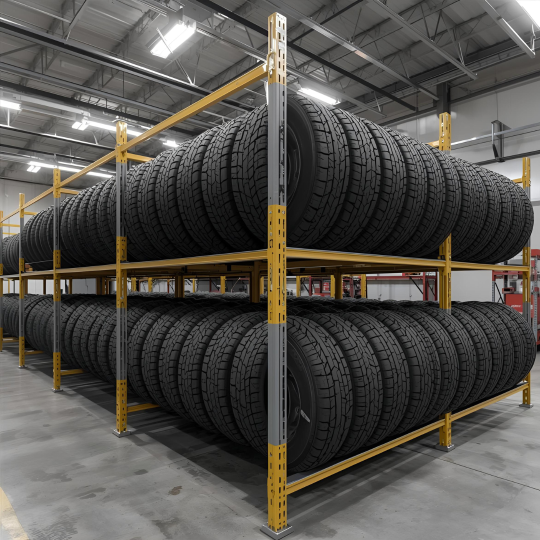 Maximized storage with vertical racking in Sharjah