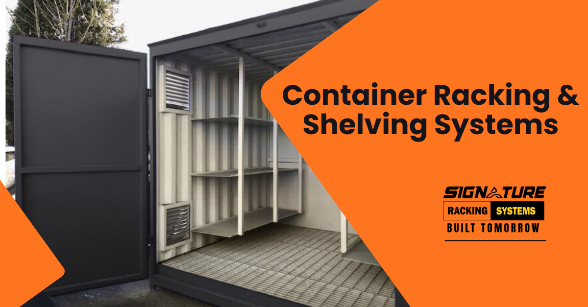 Sea Can Support Racking Container Racking Systems UAE | Shipping Container Racks