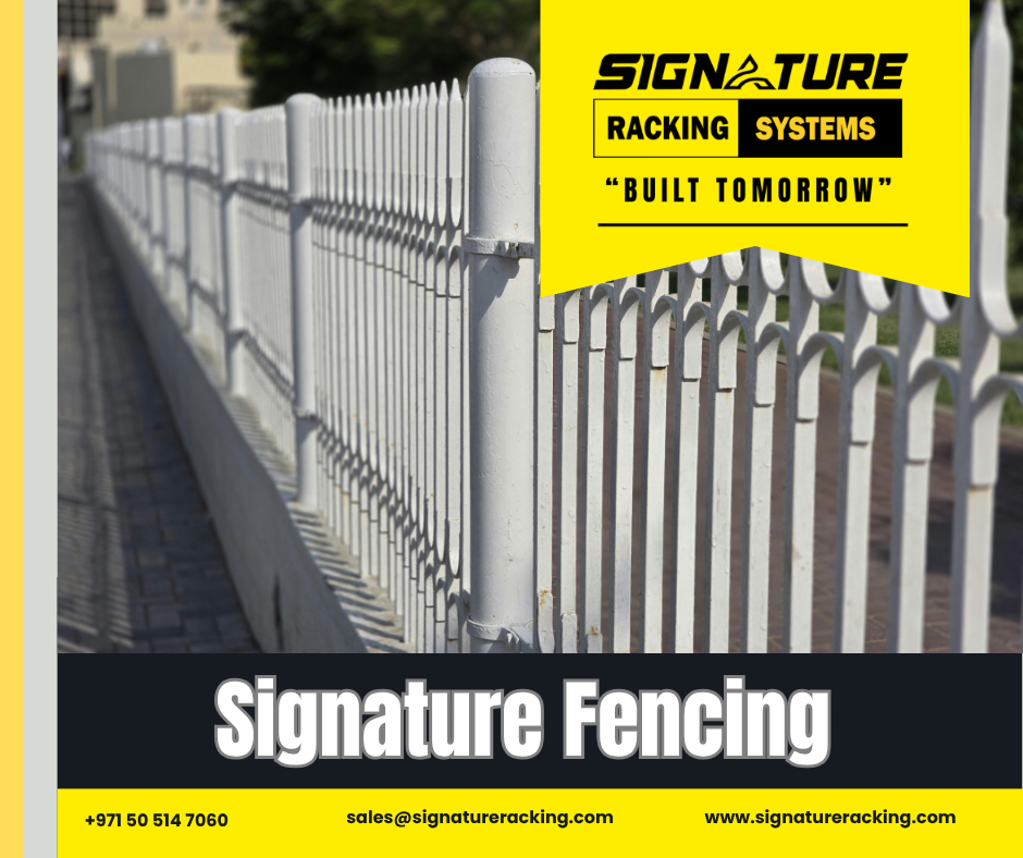 Heavy-duty steel palisade fencing