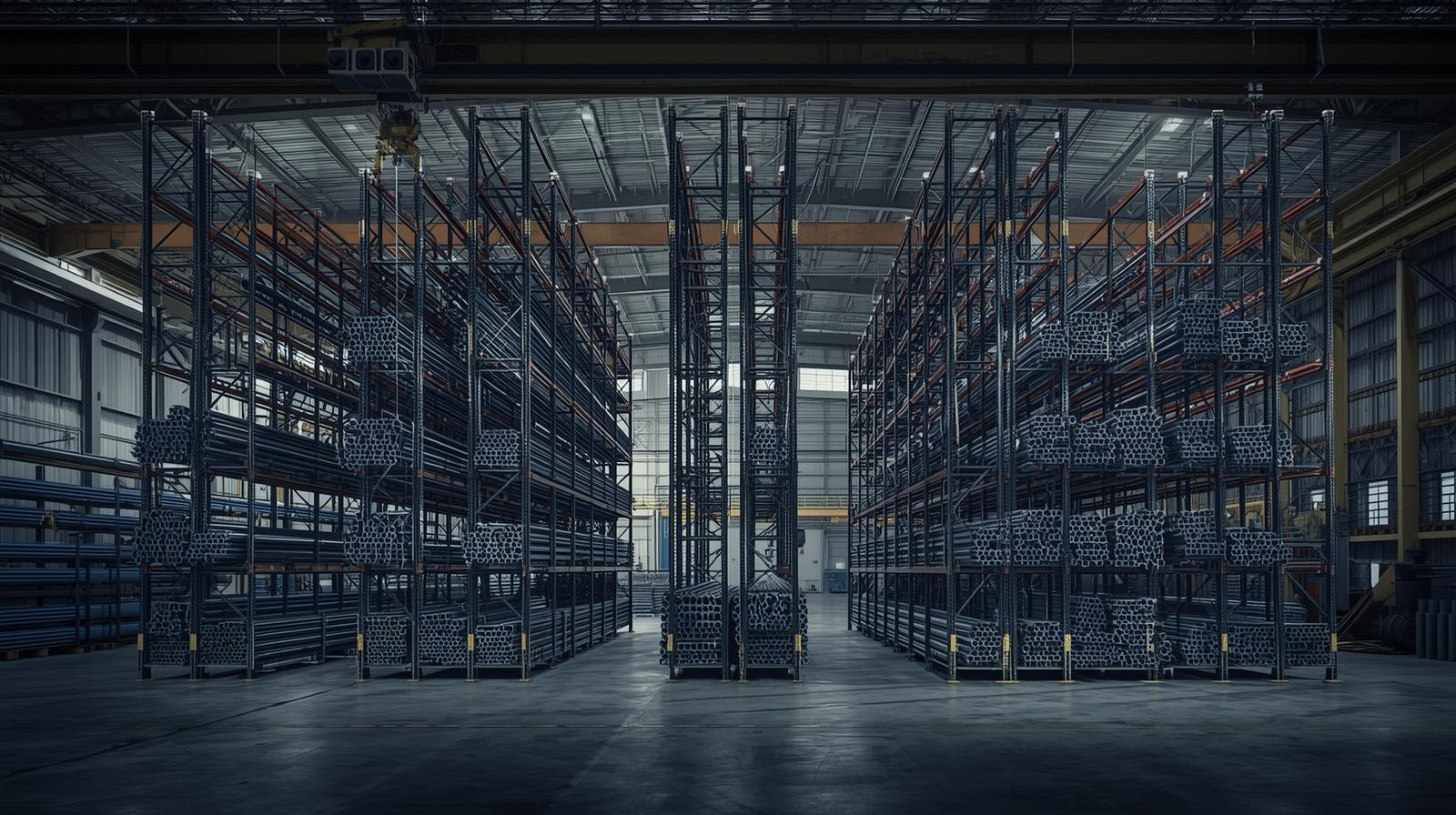 Custom pipe racking installation