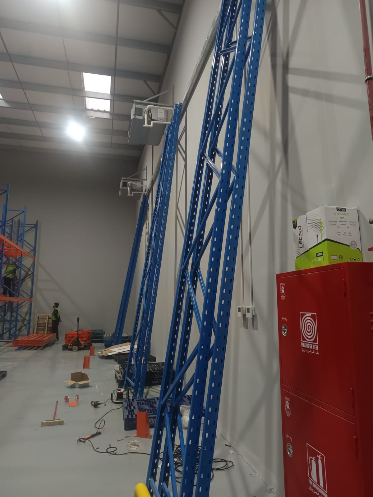 Completed Pallet Racking Installation in Ras Al Khor, Dubai – 100 Pallet Positions
