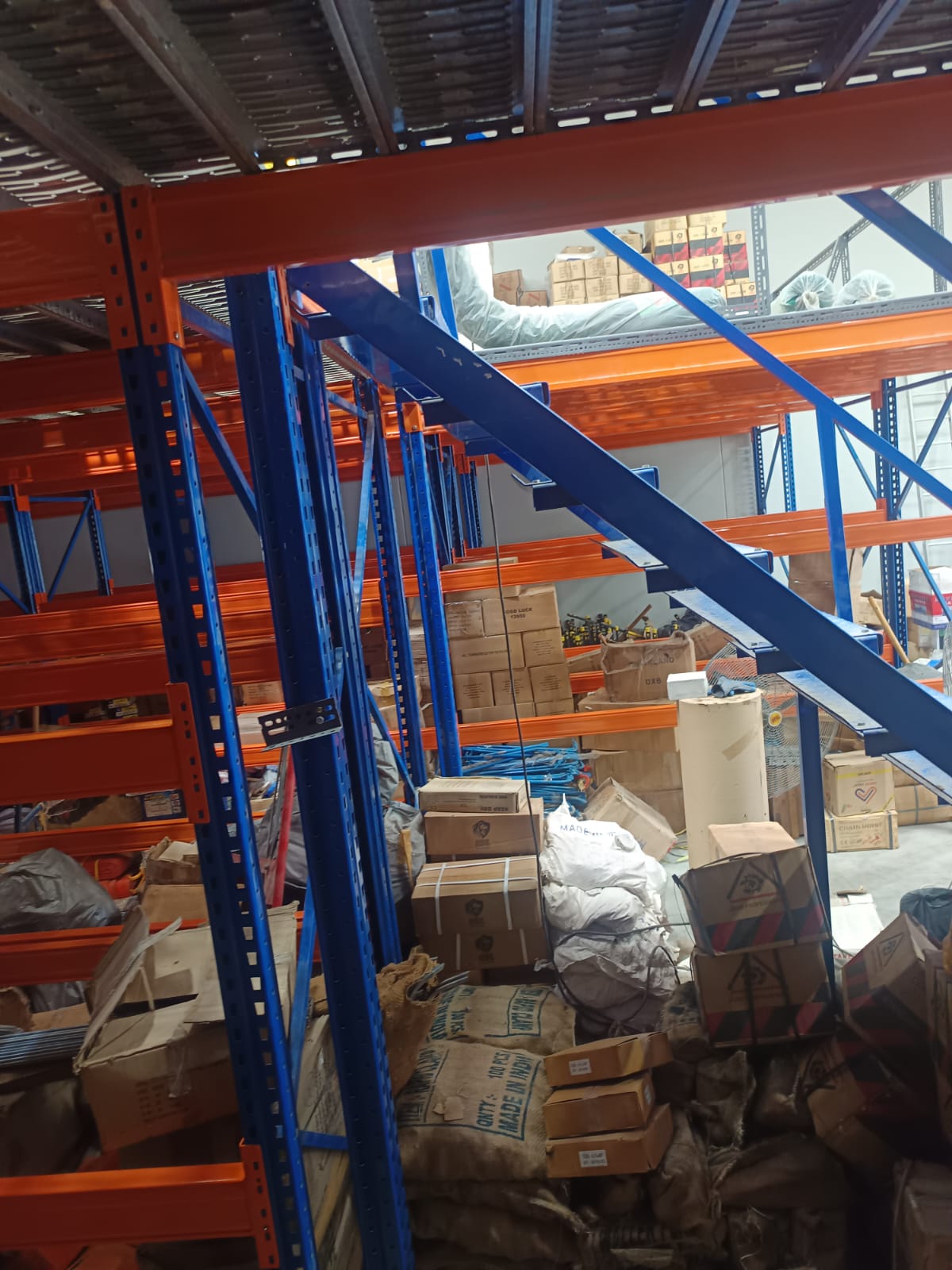 Completed Mezzanine Floor Installation in Al Khabaisi, Dubai – View 1