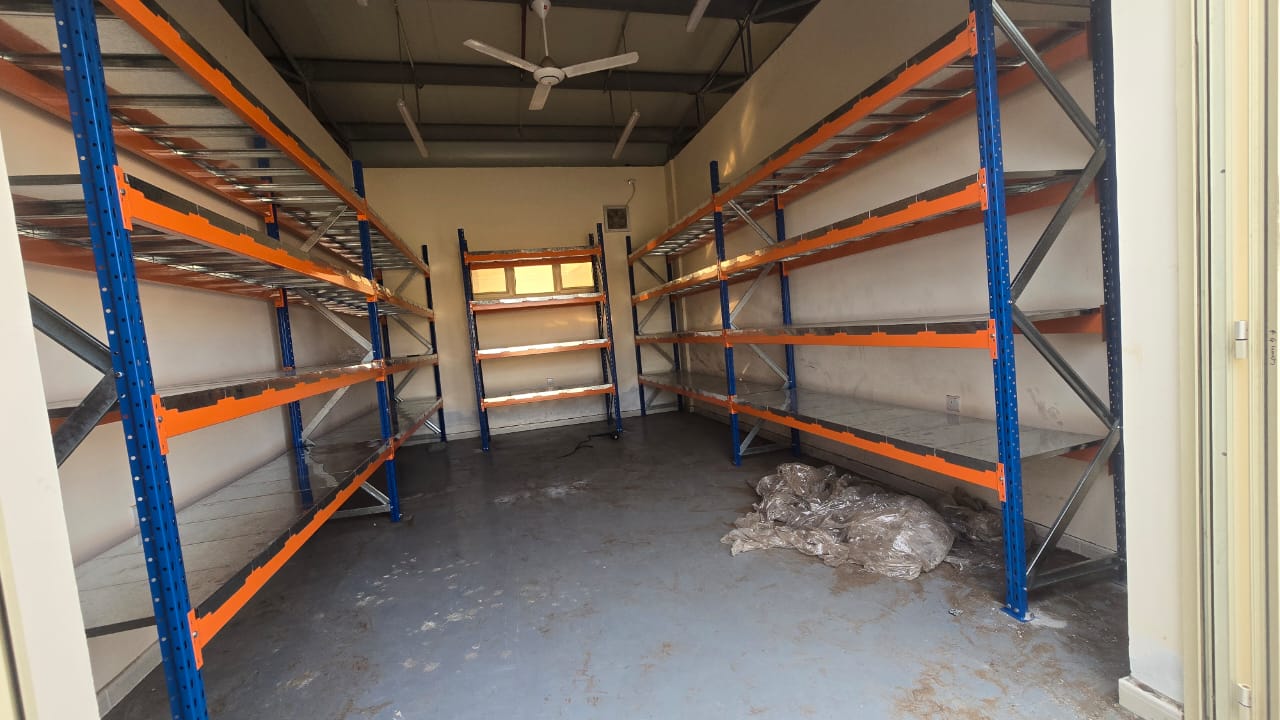 Organized Capacitors on Medium Duty Shelving
